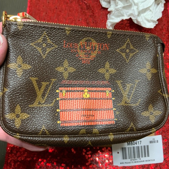AUTHENTIC Louis Vuitton Limited Edition Mini Pochette Monogram Inventeur - Picture 7 of 13